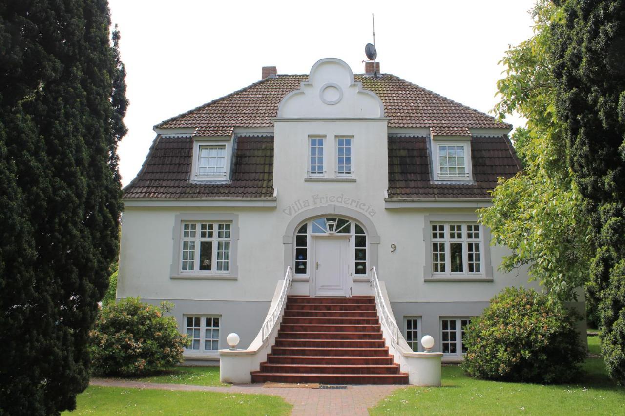 Villa Friedericia, Wohnung 3-Hochparterre Links Wyk auf Foehr Luaran gambar