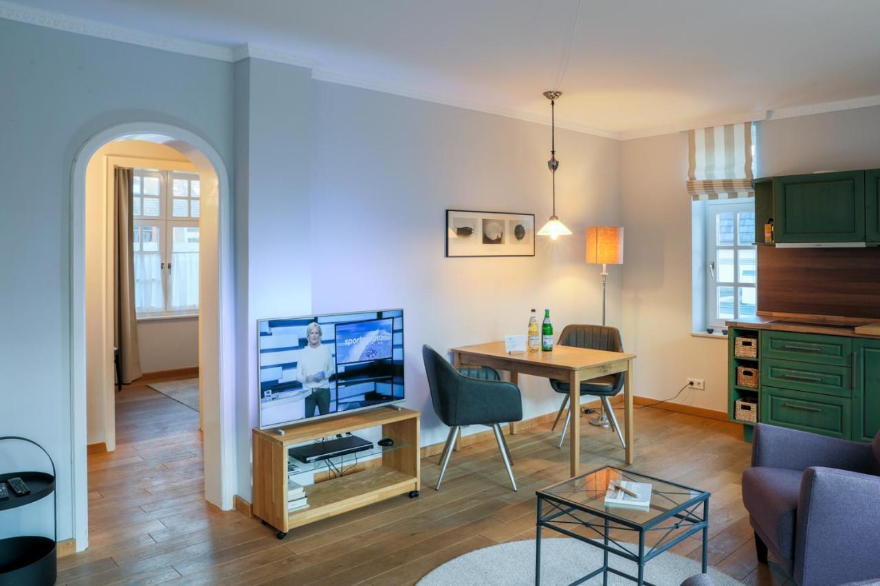 Villa Friedericia, Wohnung 3-Hochparterre Links Wyk auf Foehr Luaran gambar